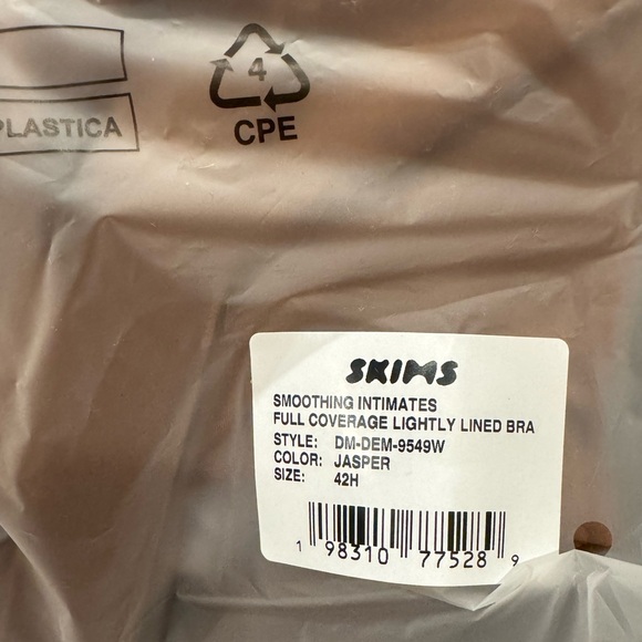 Skims Soothing Intimates Full Coverage Bra - Jasper 42H - Picture 2 of 5